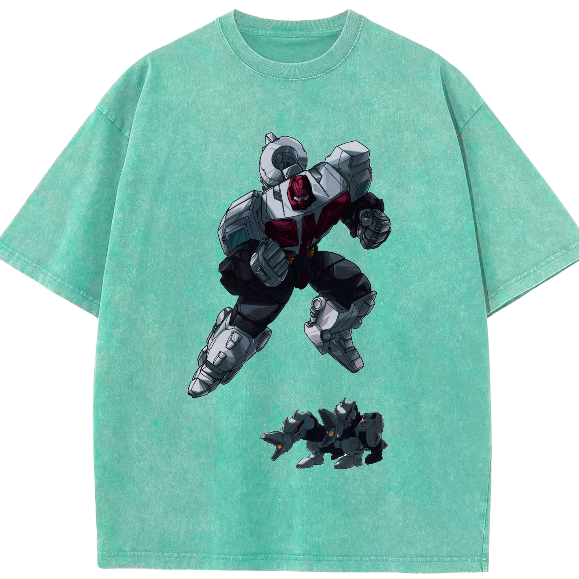 （画像用）  綿100% ヴィンテージ風 半袖Tシャツ（フロントプリント）